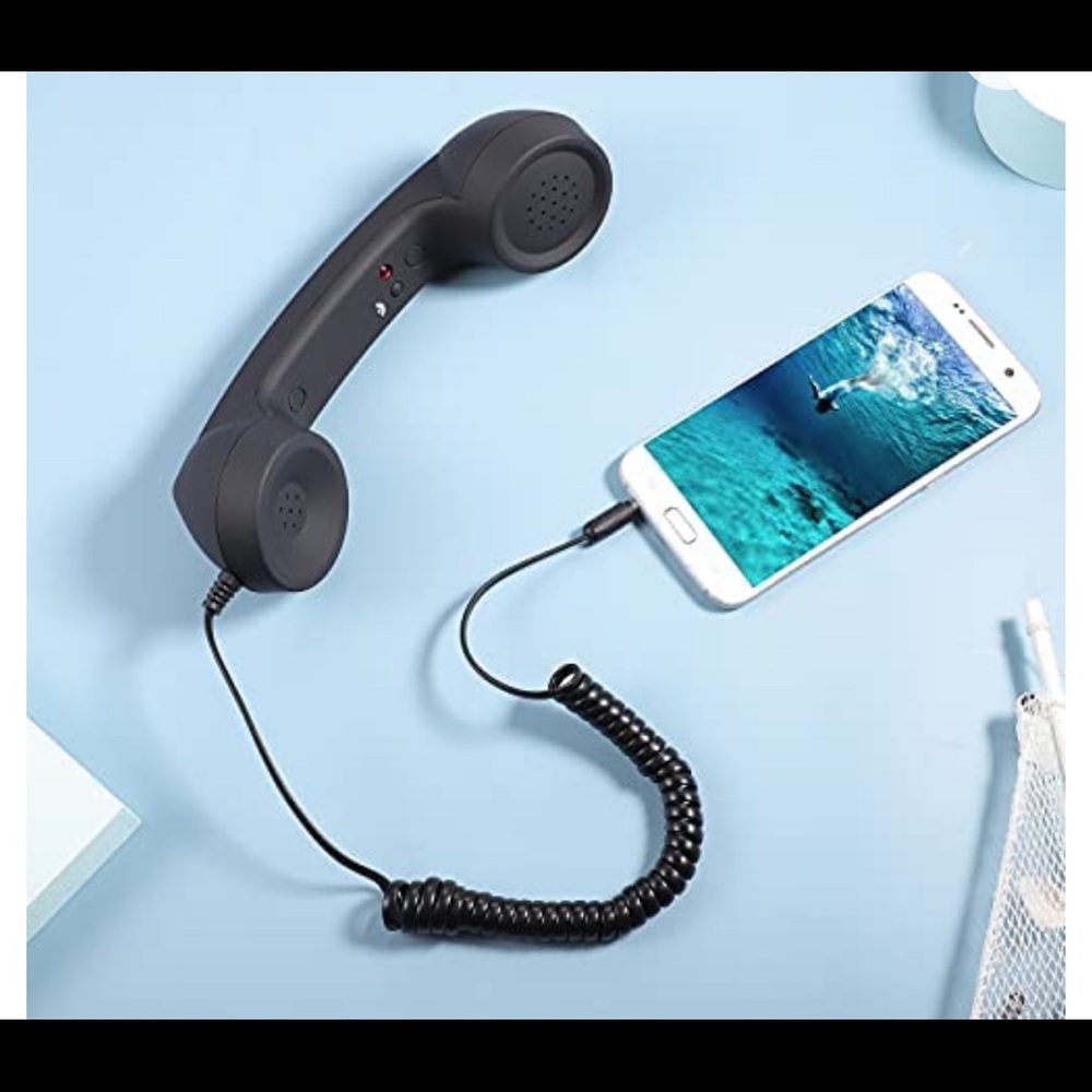 RETRO, Vintage Phone Receiver with Mic!